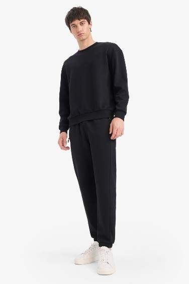 Slim Fit Dar Kesim Fermuar Cepli Pike Eşofman Altı