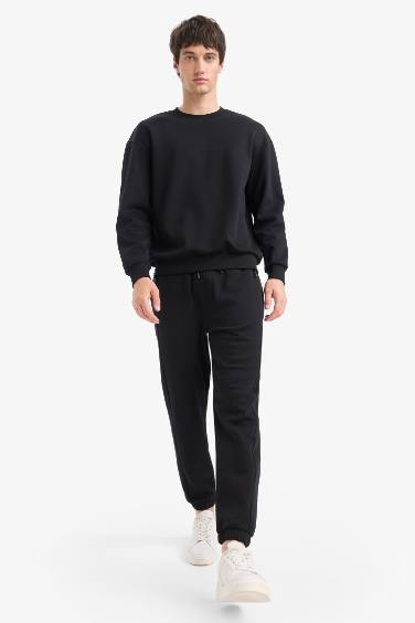 Slim Fit Dar Kesim Fermuar Cepli Pike Eşofman Altı