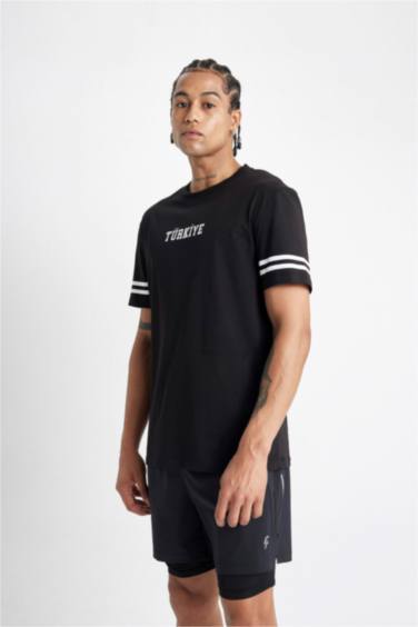 DeFactoFit Standard Fit Türkiye Printed T-Shirt