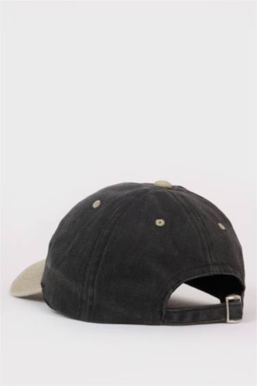 Erkek Çocuk Nakışlı Jean Cap Şapka