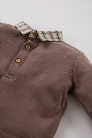 Baby Boy Buttoned Top Bottom 2 Piece Set