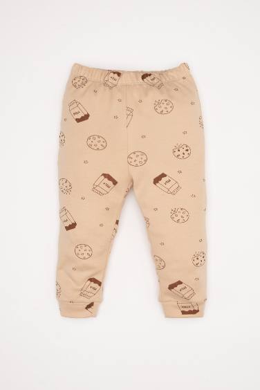 2 piece Regular Fit Crew Neck Knitted Pyjamas