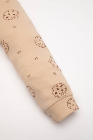 2 piece Regular Fit Crew Neck Knitted Pyjamas