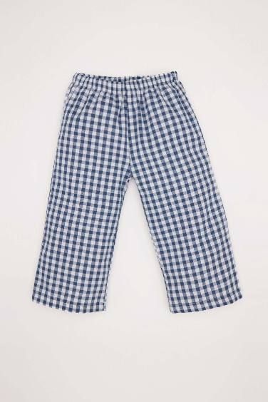 Baby Boy Bear Printed Top Bottom 2 Piece Pajama Set