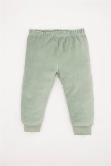 Ensemble pyjama Top à manches longues imprimé Lapin et bas long pour Bébé Fille