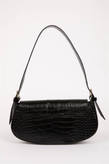 Faux Leather Crossbody Bag