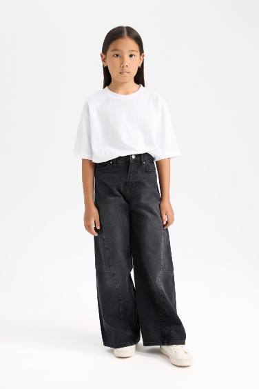 Girl Wide Leg Cargo Pants