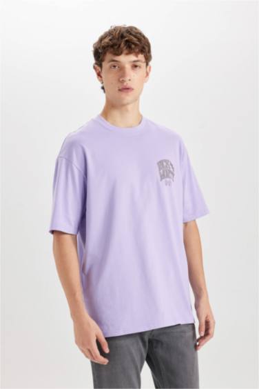 Boxy Fit Rick and Morty Licensed Crew Neck Printed Short Sleeve T-Shirt