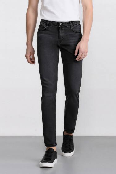 Pedro Slim Fit Dar Kalıp Normal Bel Dar Paça Jean Pantolon