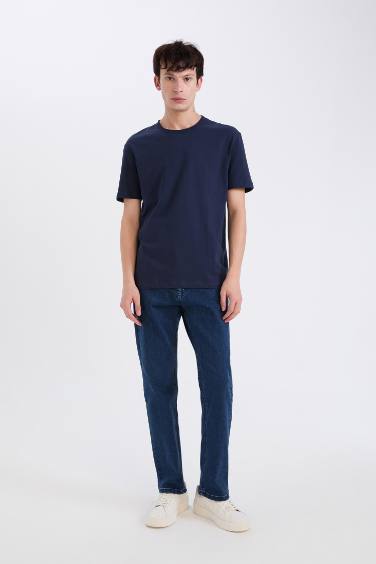 Regular Fit Crew Neck Heavy Fabric T-Shirt