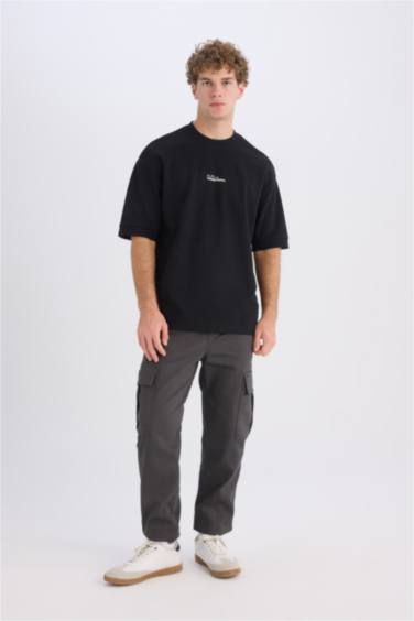 дөңгелек жаға минималл Қысқа жеңді футболка