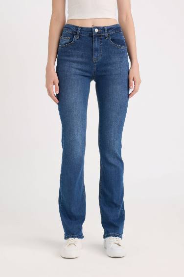 Bootcut Normal Waist Washed Jeans