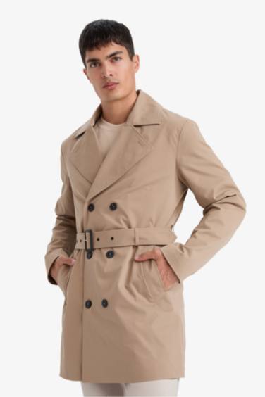 معطف سليم فيت مبطن