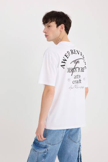 Comfort Fit Crew Neck Printed T-Shirt