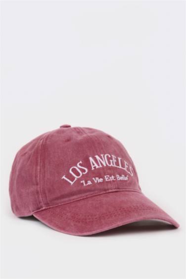 Kadın Jean Görünümlü Cap Şapka