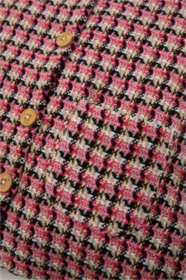 Plaid Sleeveless Woven Dress