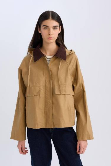 Waterproof Regular Fit Cotton Puffer Jacket