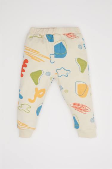 Erkek Bebek 2'li Takım Desenli Sweatshirt Alt