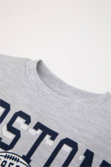 Baby Boy Printed Sweatshirt Jogger Sweatpants 2 Piece Set