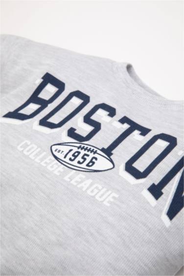 Baby Boy Printed Sweatshirt Jogger Sweatpants 2 Piece Set