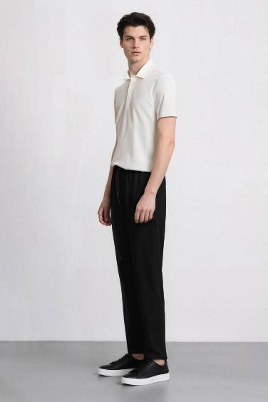 Yazlık Jogger Pantolon Beli Bağcıklı Cepli