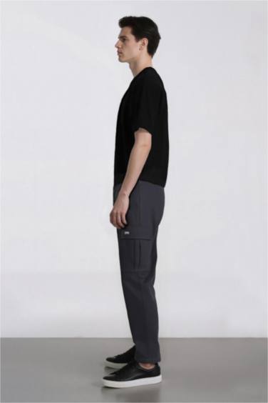 Relax Fit Rahat Kesim Yazlık Pantolon Kargo Cepli Düz Paça