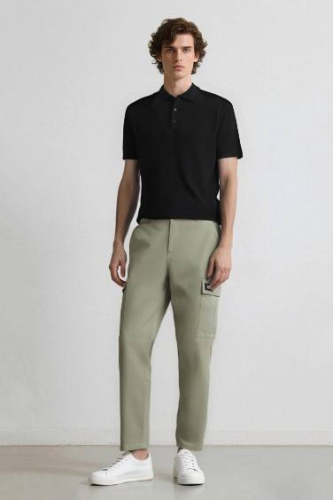 Relax Fit Rahat Kesim Yazlık Pantolon Kargo Cepli Düz Paça