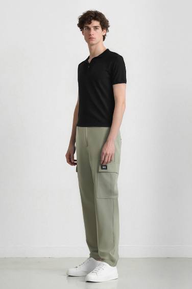 Relax Fit Rahat Kesim Yazlık Pantolon Kargo Cepli Düz Paça