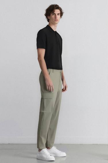 Relax Fit Rahat Kesim Yazlık Pantolon Kargo Cepli Düz Paça