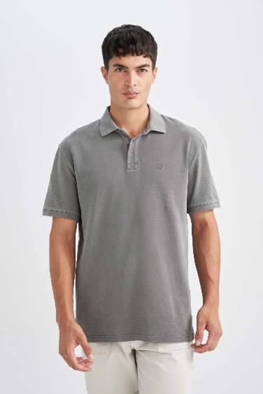 T-Shirt Polo en piqué à coupe régulière