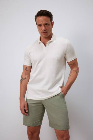 New Regular Fit Kısa Kollu Polo Tişört
