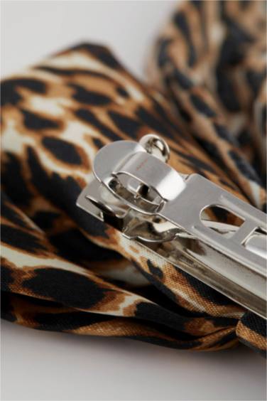 Pince à Cheveux à Motif Léopard pour Femme