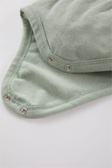 Body en tricot à manches longues et boutons-pression pour bébé Fille