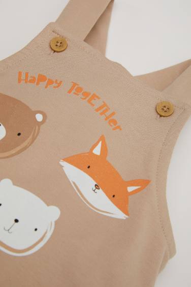 Baby Boy Newborn Printed Jumpsuit