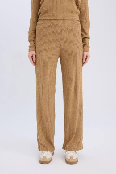 Pantolon Traditional Flare Fit Düz Paça Fitilli Kaşkorse