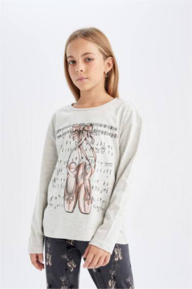 Girl Printed 2 Piece Pajama Set