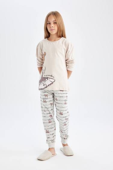 Girl Printed Thin 2 Piece Pajama Set