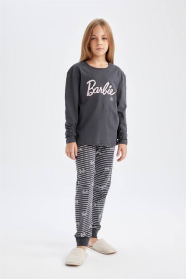 Girl Barbie 2 Piece Pajama Set