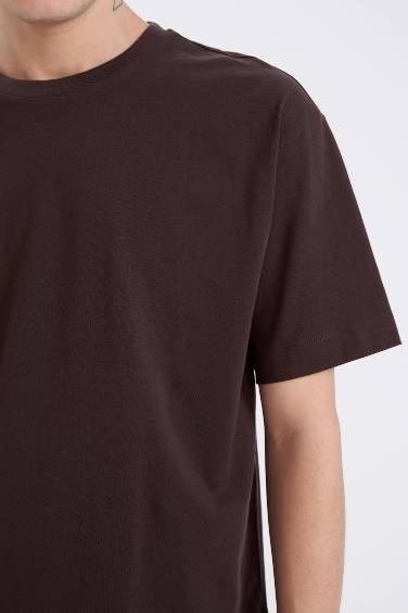 дөңгелек жаға Қысқа жеңді футболка