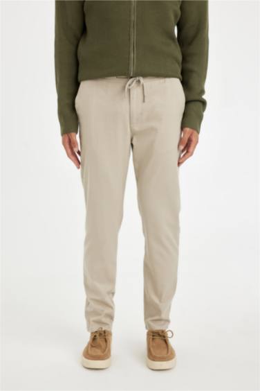 jogger Super Skinny Hem Cotton Trousers