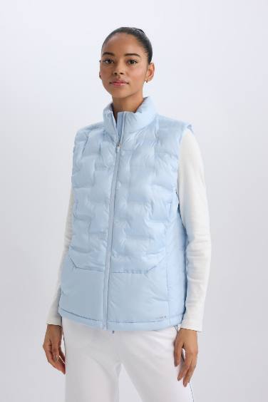 فيست بامب أزرق رياضي وتر بروف قصة عادية بجيب من DeFactoFit