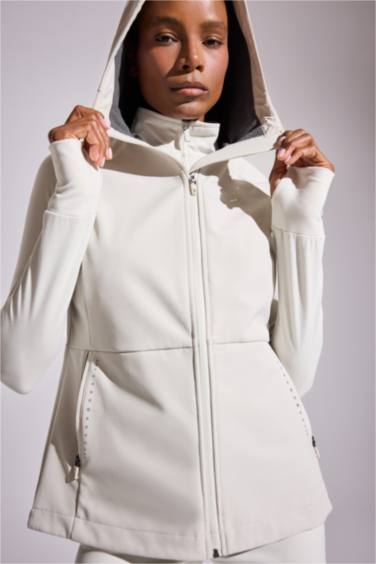 DeFactoFit Slim Fit Hooded Zippered Waterproof Vest