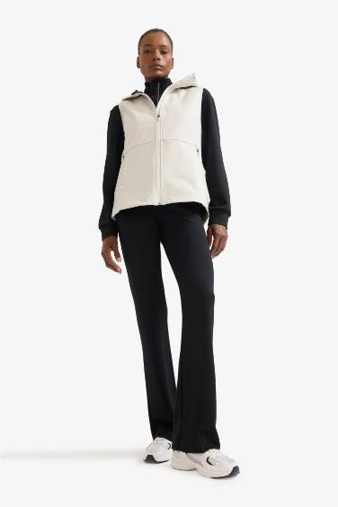 DeFactoFit Slim Fit Hooded Zippered Waterproof Vest