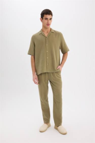 Летние джоггеры из хлопка, расслабленная посадка, укороченные брюки