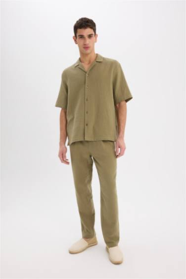 Летние джоггеры из хлопка, расслабленная посадка, укороченные брюки