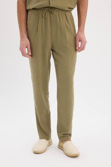 Летние джоггеры из хлопка, расслабленная посадка, укороченные брюки