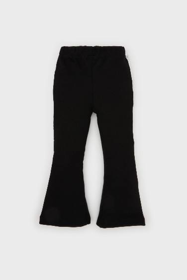 سروال ضيق برجل واسع بساق مطاطي