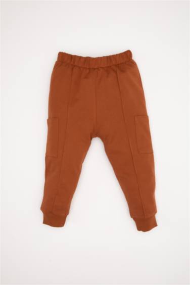 2'li Takım Baskılı Sweatshirt Eşofman Altı Erkek Bebek