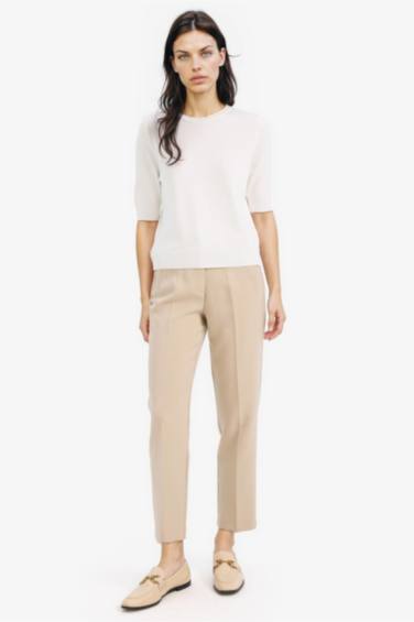 Regular Fit Crew Neck Basic Knitted Pullover