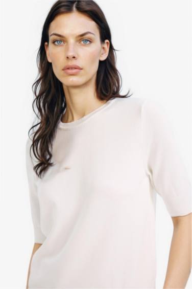 Regular Fit Crew Neck Basic Knitted Pullover